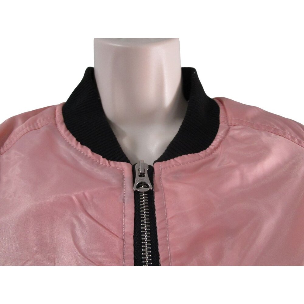 South Pole All Trap Money ATM Pink Black Vintage Bomber Jacket S/M Vintage GUC - Picture 5 of 16